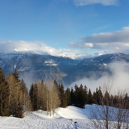 Appartement Clairiere Des Barzettes Avec Vue Magnifique Crans-Montana Dış mekan fotoğraf