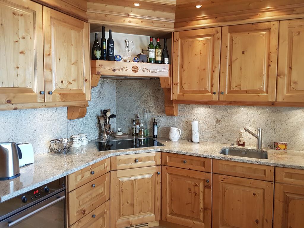 Appartement Clairiere Des Barzettes Avec Vue Magnifique Crans-Montana Dış mekan fotoğraf