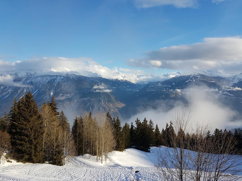 Appartement Clairiere Des Barzettes Avec Vue Magnifique Crans-Montana Dış mekan fotoğraf